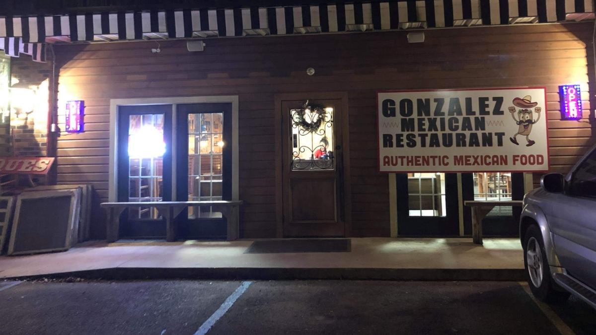 Gonzalez mexican restaurant Menu